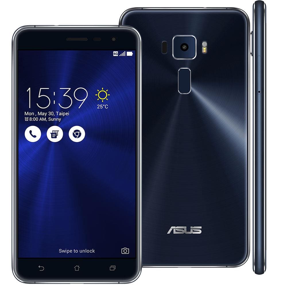 Smartphone Asus Zenfone 3 ZE520KL Preto Safira | Casas Bahia
