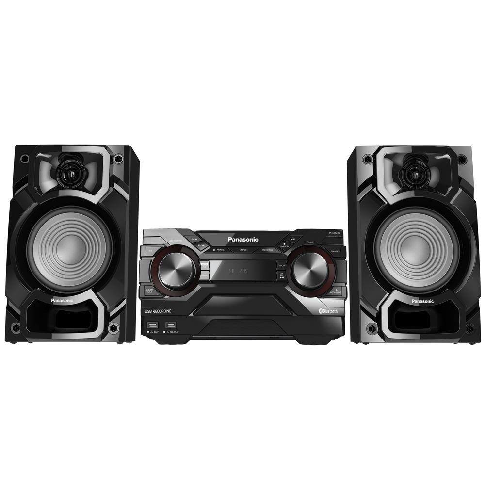Mini System Panasonic SC-AKX220LB-K 450W Duplo | Casas Bahia