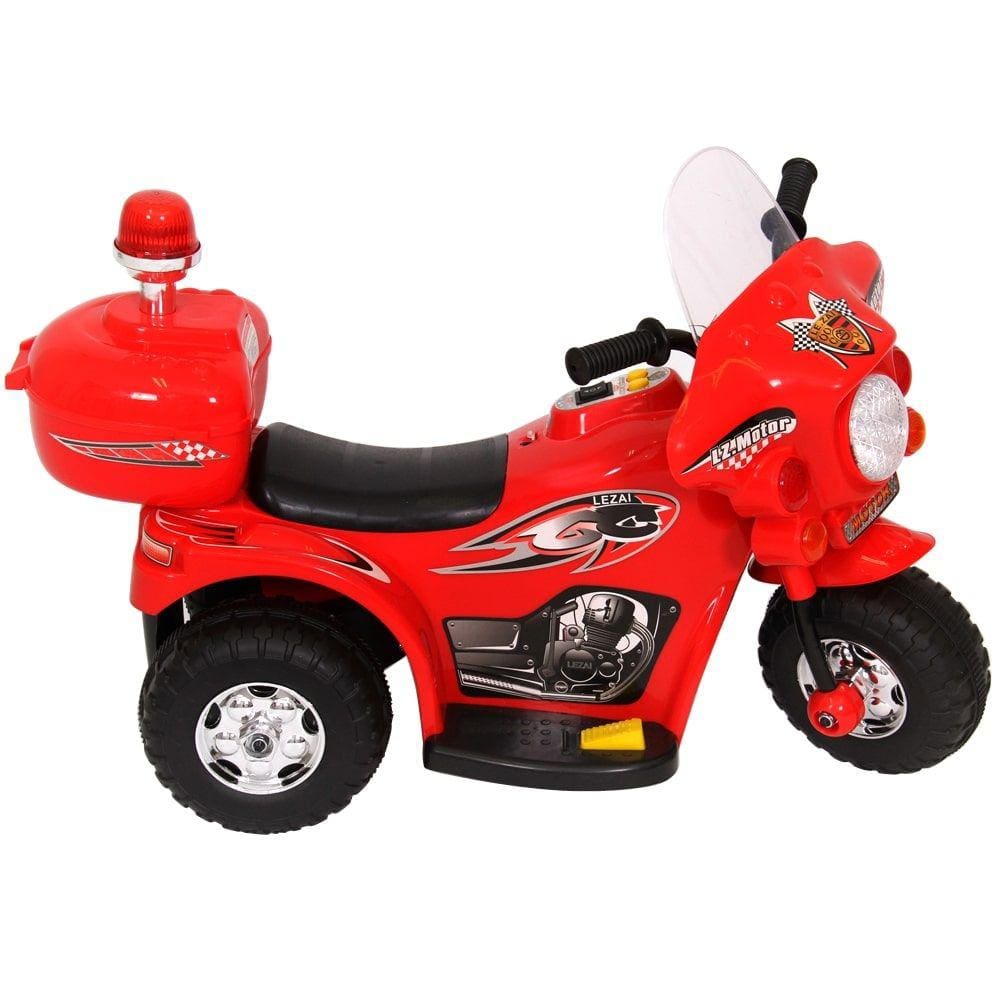 Mini Moto Elétrica Infantil Motorizado 12V Brinquedo Criança Polícia Touring