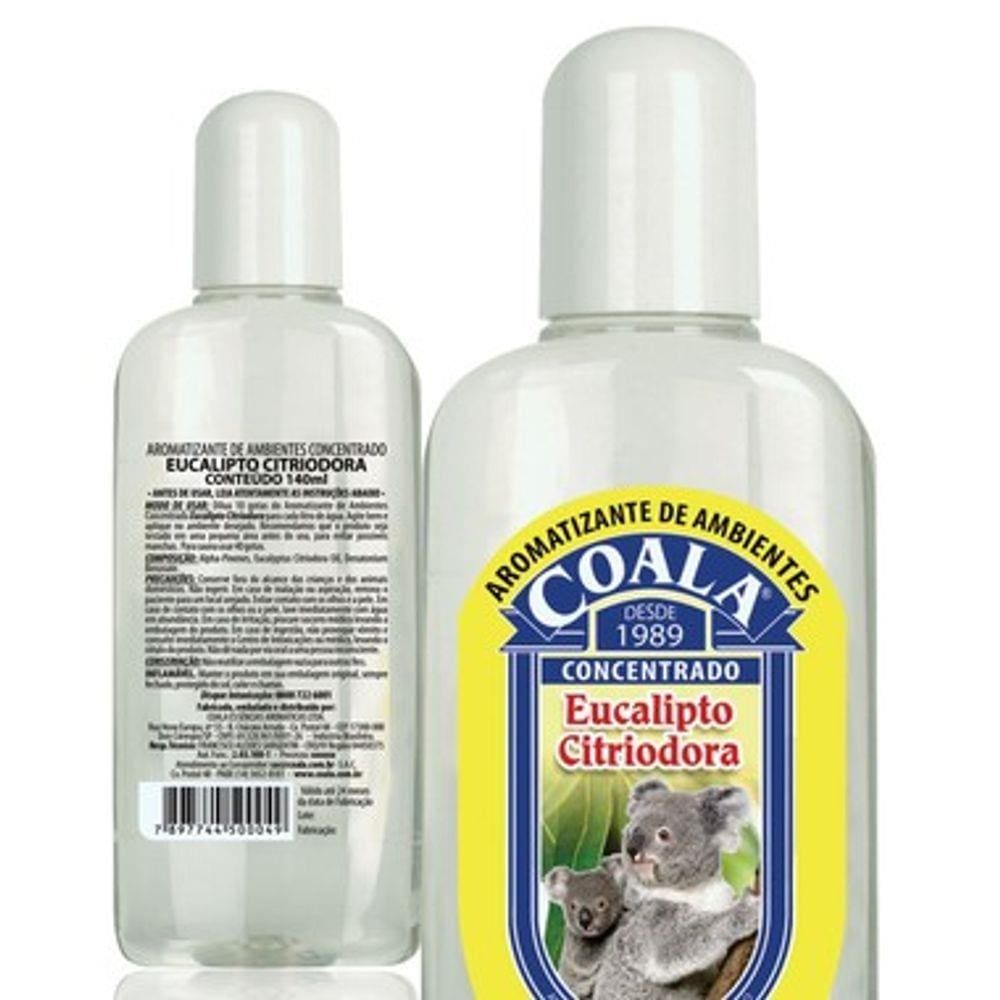 Limpador Perfumado de Ambiente Eucalipto Citriodora 120ml Coala