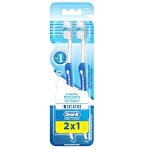 Kit Escova Dental Oral-B Indicator Plus 35 Leve 2 Pague 1