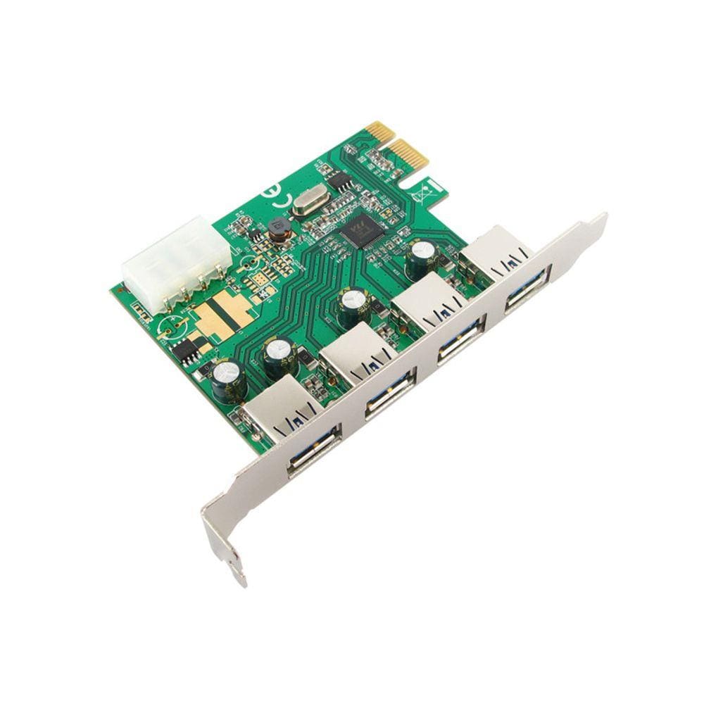 Placa PCI Express - 4 portas USB 3.0 VIA - COMTAC - 9349