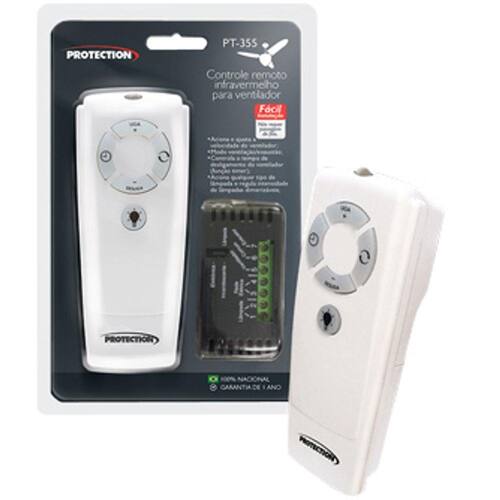 imagem-Controle Remoto P/ Ventilador De Teto Com Luz Protection