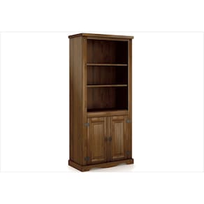 Estante Livreiro Imperial 9040 com 02 Portas e 05 Prateleiras Imbuia - MPO