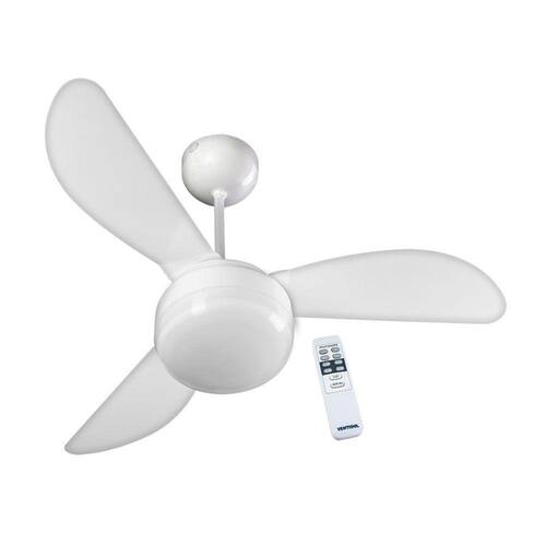 imagem-Ventilador de Teto Fenix com Controle Remoto - Ventisol - Branco - 220V