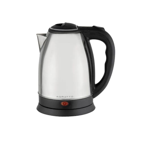 imagem-Chaleira Elétrica em Aço Inox 220V CE02 Prata AGRATTO - 110V