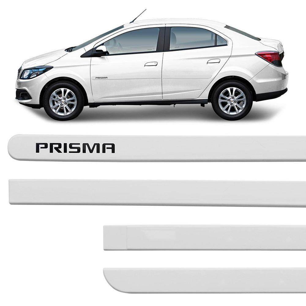 Friso Lateral Onix 2013 a 2024 Branco Summit Alto Relevo