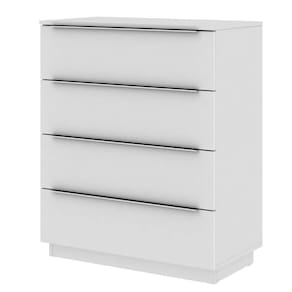 Cômoda Madesa Lins com 4 Gavetas - Branca