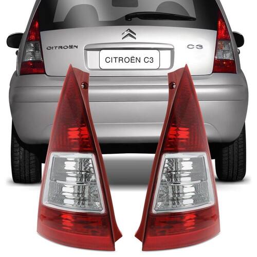 Lanterna Traseira Citroen C3 2006 2007 2008 2009 2010 2011 2012 Bicolor Lado Direito Passageiro Menor preço em Lanterna Traseira Citroen C3 2006 2007 2008 2009 2010 2011 2012 Bicolor Lado Direito Passageiro