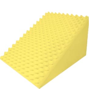 Encosto Triangular Travesseiro Espuma Viscoelástica Nasa com Capa