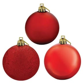 Bola Tubo 6 unidades Cor Vermelho Sortido 8cm - Magizi
