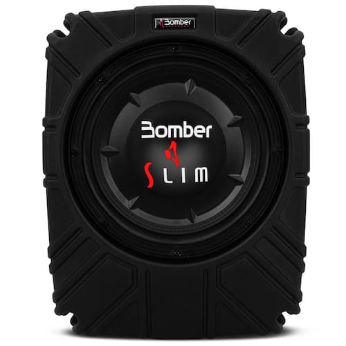Menor preço em Caixa Amplificada Ativa Bomber Slim Subwoofer 8 Polegadas 175W RMS