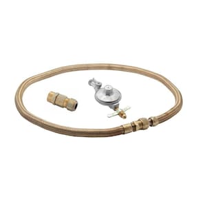 Kit De Instalação De Gás Glp Para Fogão / Cooktop E Forno De Embutir Com Regulador