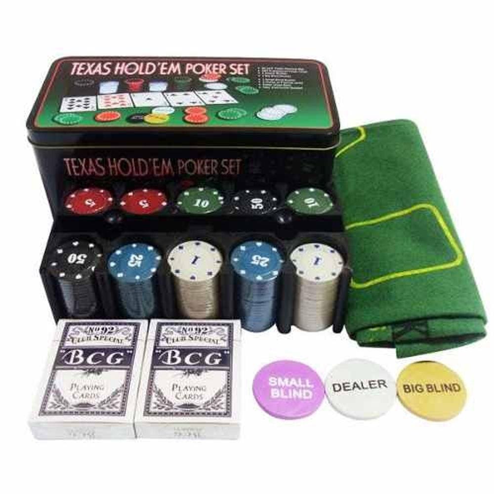 Kit Baralho de Poker Texas Hold'em Naipe Grande - Copag Loja