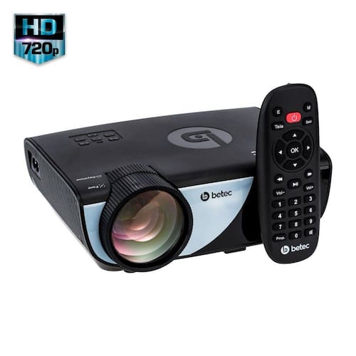 Mini Projetor Portatil Led - Betec BT836 - 1800 Lumens - HD Nativo - HDMI, VGA, AV, SD e USB é ruim? Mini Projetor Portatil Led - Betec BT836 - 1800 Lumens - HD Nativo - HDMI, VGA, AV, SD e USB é boa?