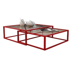 Mesa de Centro Duo Catarina Vermelha