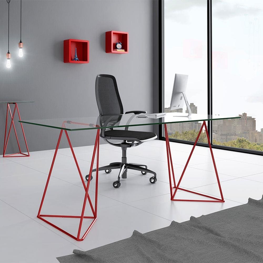Mesa para Computador Leblon Vermelha