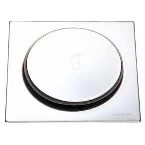 Grelha com Fecho Pressão Quadrada Inox 10cm x 10cm x 5,5cm Meber Inox