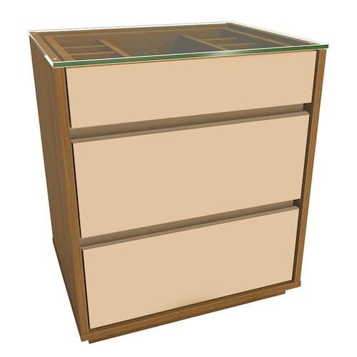 Mesa de Cabeceira Casa D Belize com 3 Gavetas e Tampo de Vidro é ruim? Mesa de Cabeceira Casa D Belize com 3 Gavetas e Tampo de Vidro é boa?