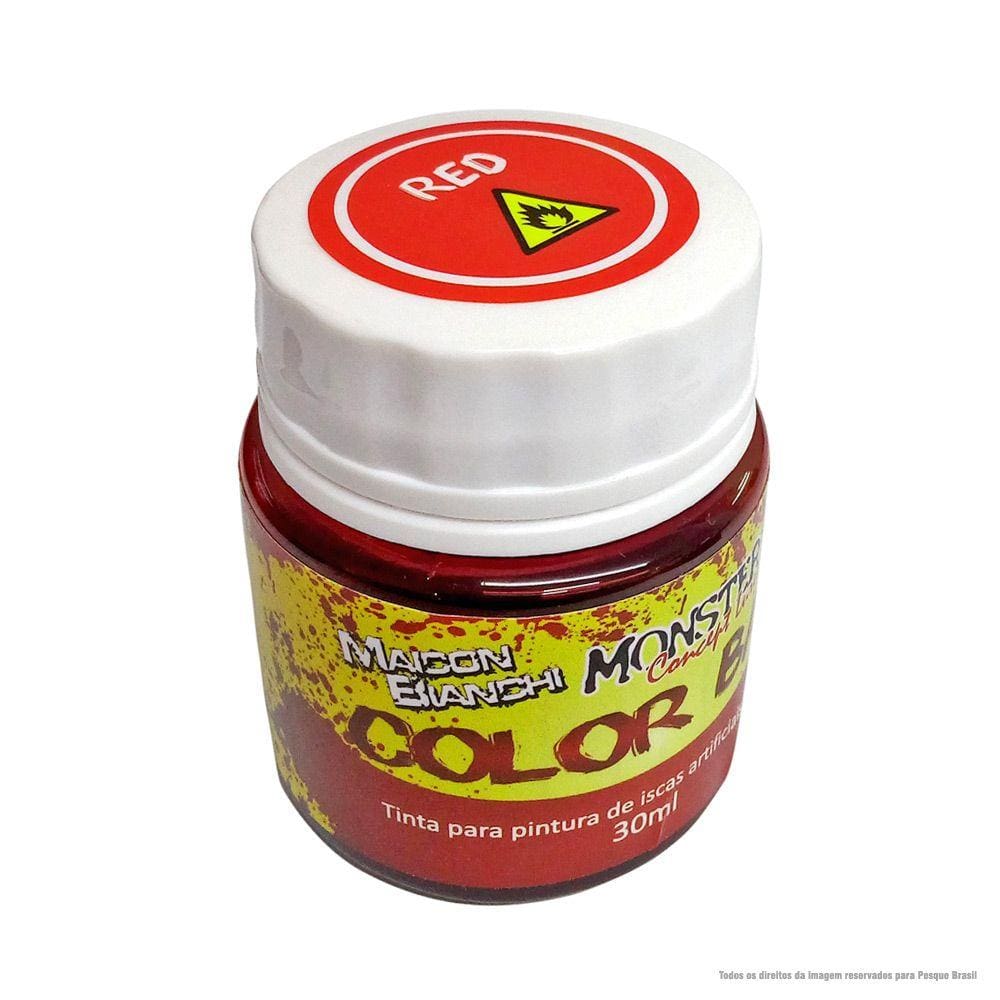 Color Bait Monster 3x para Colorir Isca Soft Vermelho by Maicon Bianchi