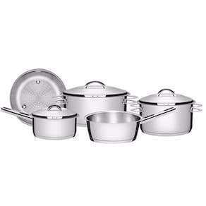 Jogo de Panelas Tramontina Solar Aço Inox 65510/560 5 Peças