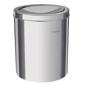 Lixeira Tramontina com Tampa Basculante Swing 94542/105 em Aço Inox – 5 L