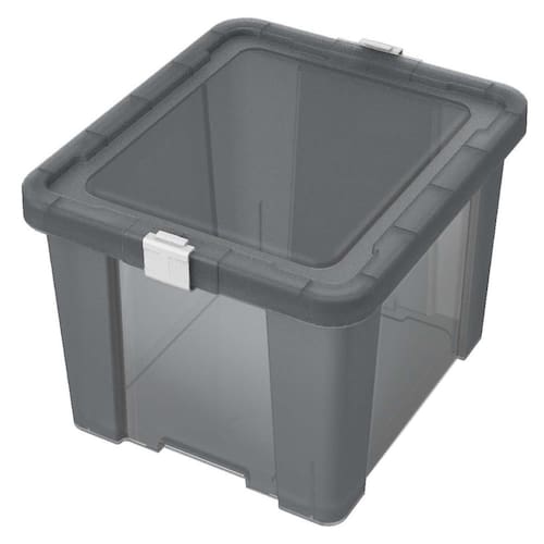 imagem-Caixa Organizadora em Polipropileno Tramontina Office 92551/012 com Tampa – 30 L