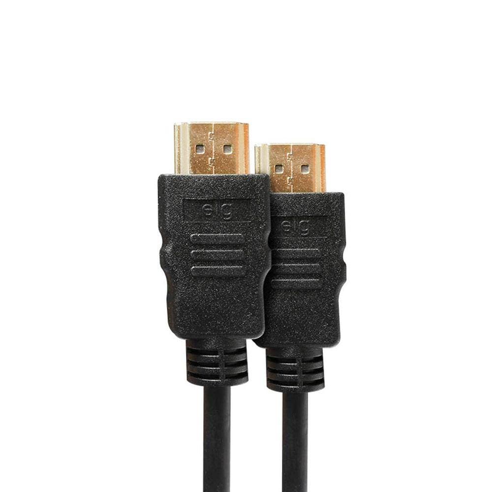Cabo HDMI 1.4 High Speed ELG HS1018 1,8 metros Conector Banhado à Ouro