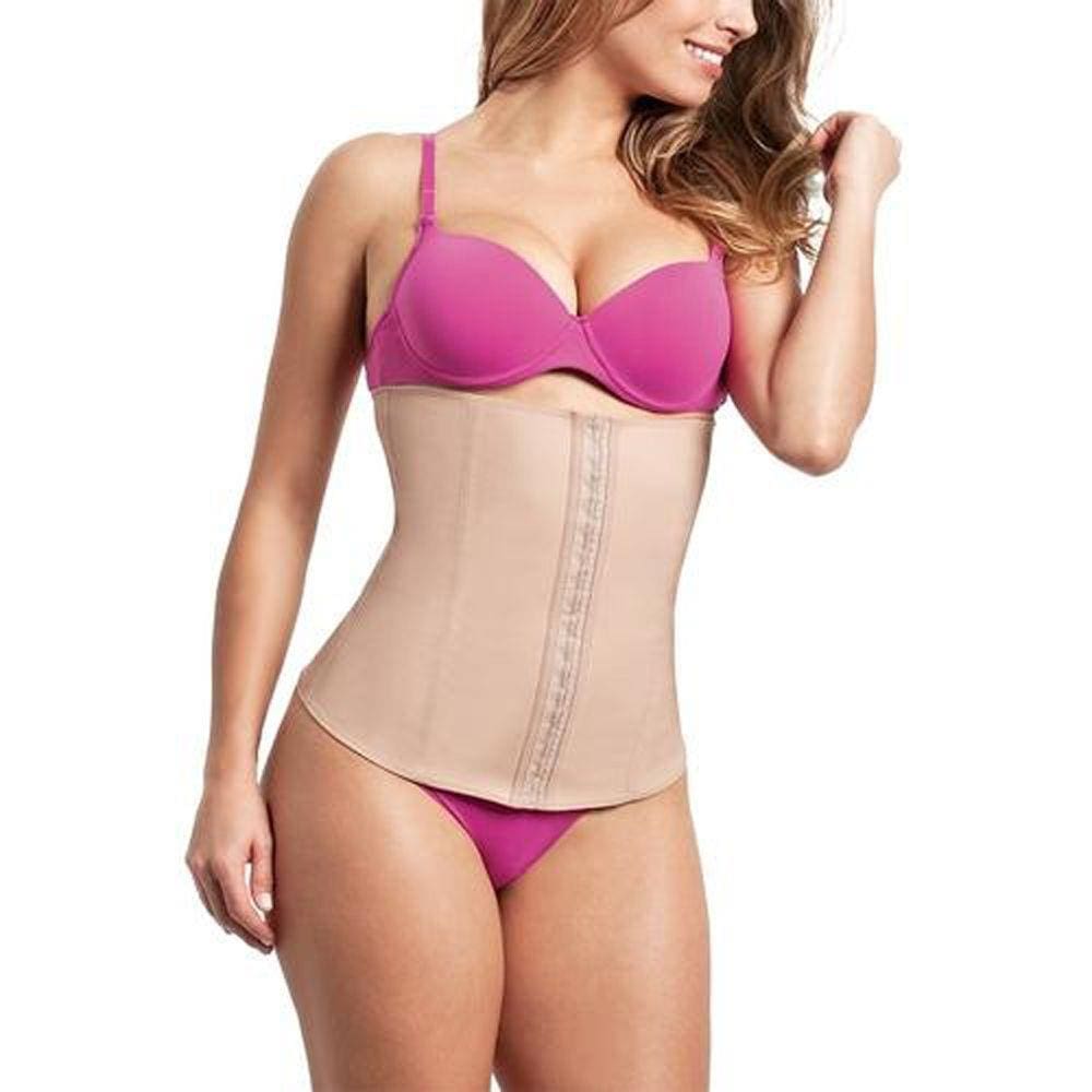 Cinta Modeladora Emborrachada Esbelt Cotton Body Shaper Feminino Ref 404