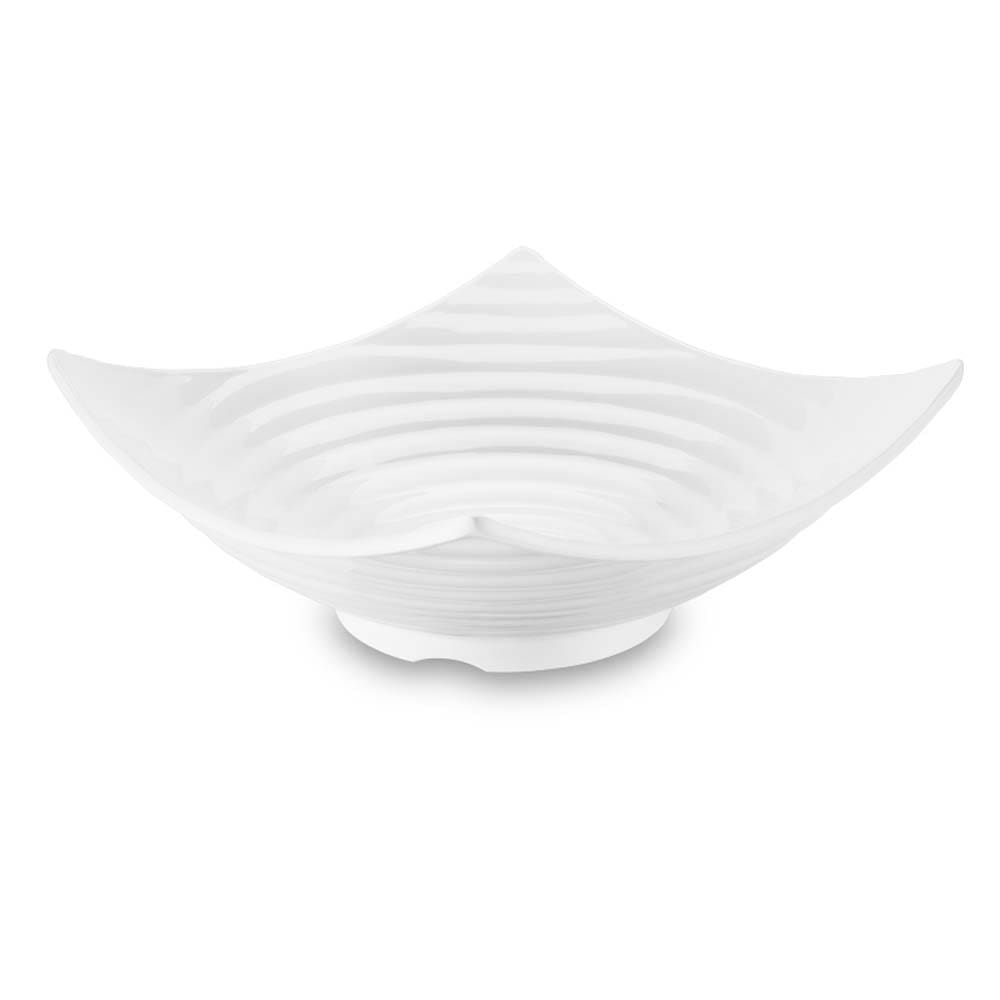 Saladeira Haus Concept em Melamina Circles 32 cm  Branca