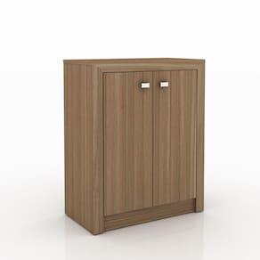 Balcão E Gaveteiro Para Escritório-Me4103-Com 2 Portas -Em Mdp-Tecnomobili