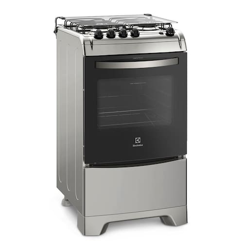 imagem-Fogão Electrolux 4 Bocas 52SXL com Vidro Removível - Inox