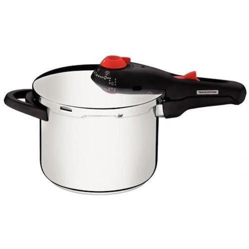 Panela de pressão aço inox 6 L 22 cm - Tramontina Menor preço em Panela de pressão aço inox 6 L 22 cm - Tramontina
