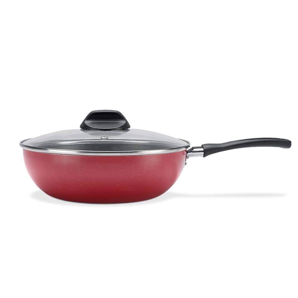 Wok com Tampa Brinox Garlic - 28cm