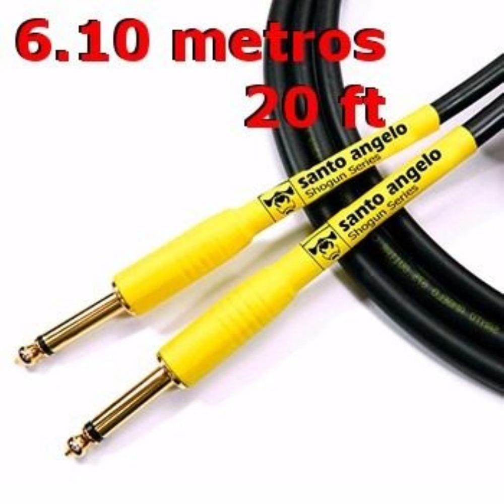 Cabo Para Guitarra Santo Angelo Premium Shogun 20 Ft 6.10 Mts