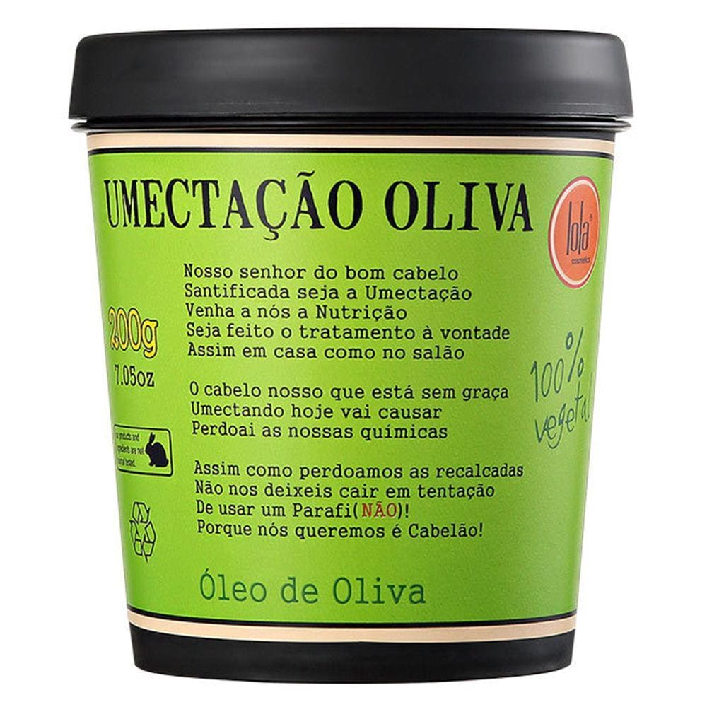 Lola Cosmetics Umectação Oliva - Máscara Capilar 200G