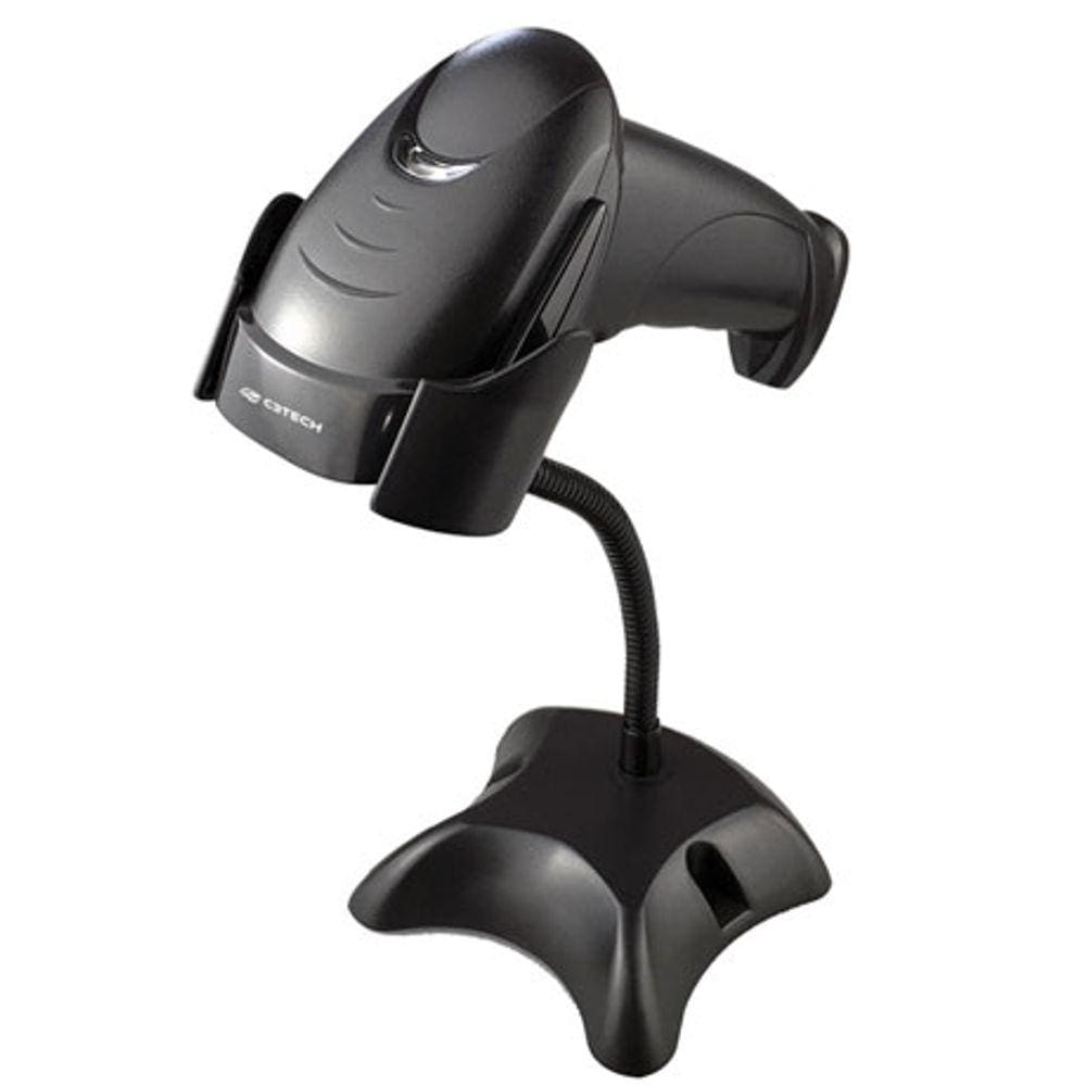 Leitor Laser LB-50 C3TECH Codigo de barras com Suporte - USB