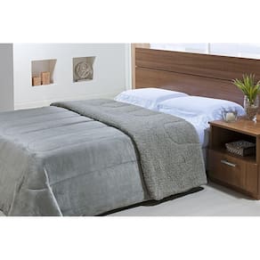 Edredom Queen 2,20 x 2,40 Capetown Prata Niazitex