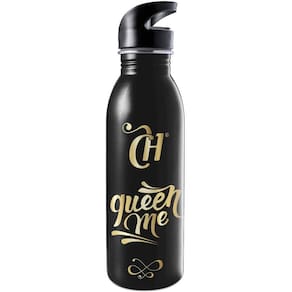 Garrafa Capricho Queen Me Inox 600ml Black - DMW