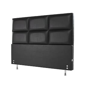 Cabeceira Estofada Para Cama Box King 127x197 Courvin Preto