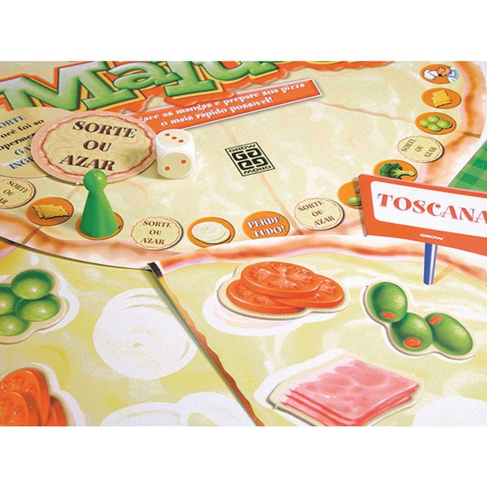 Kit Jogo de Tabuleiro Hamburgueria + Pizzaria Maluca Grow - Loja