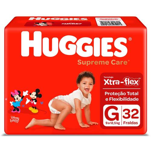 Fralda Huggies Supreme Care G - 32 Unidades é boa?