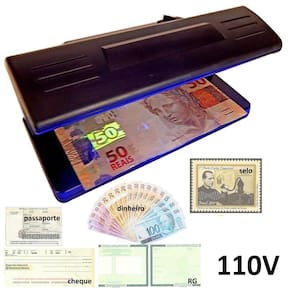 Detector Testador Dinheiro Nota Falsa Selos, Cheques CBRN02832