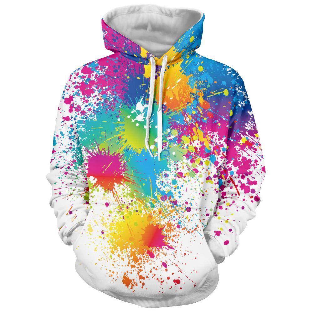 nike paint splatter moletom com capuz
