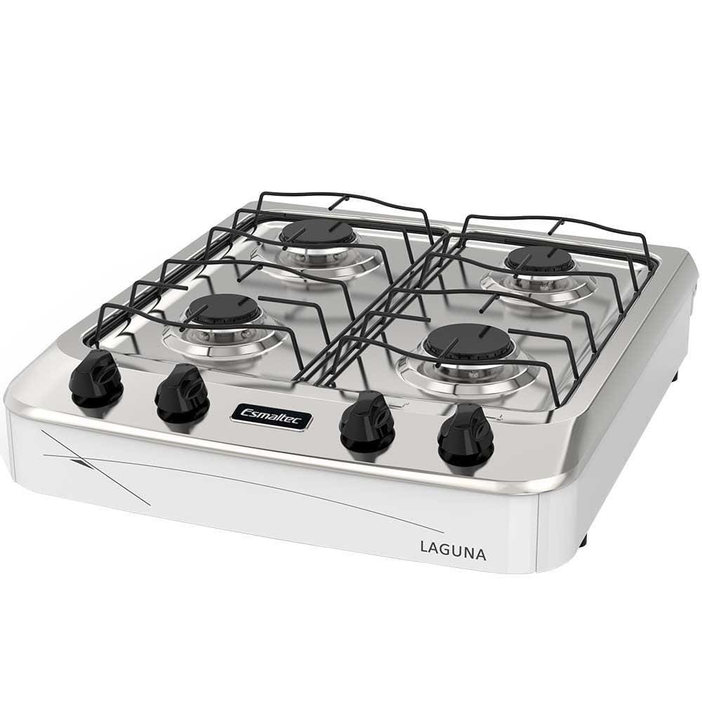 Fogão de Mesa 4 Bocas Laguna Branco - Esmaltec