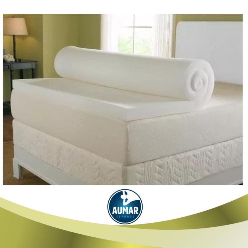 Pillow Top Látex HR Foam Solteiro 88X 5 cm