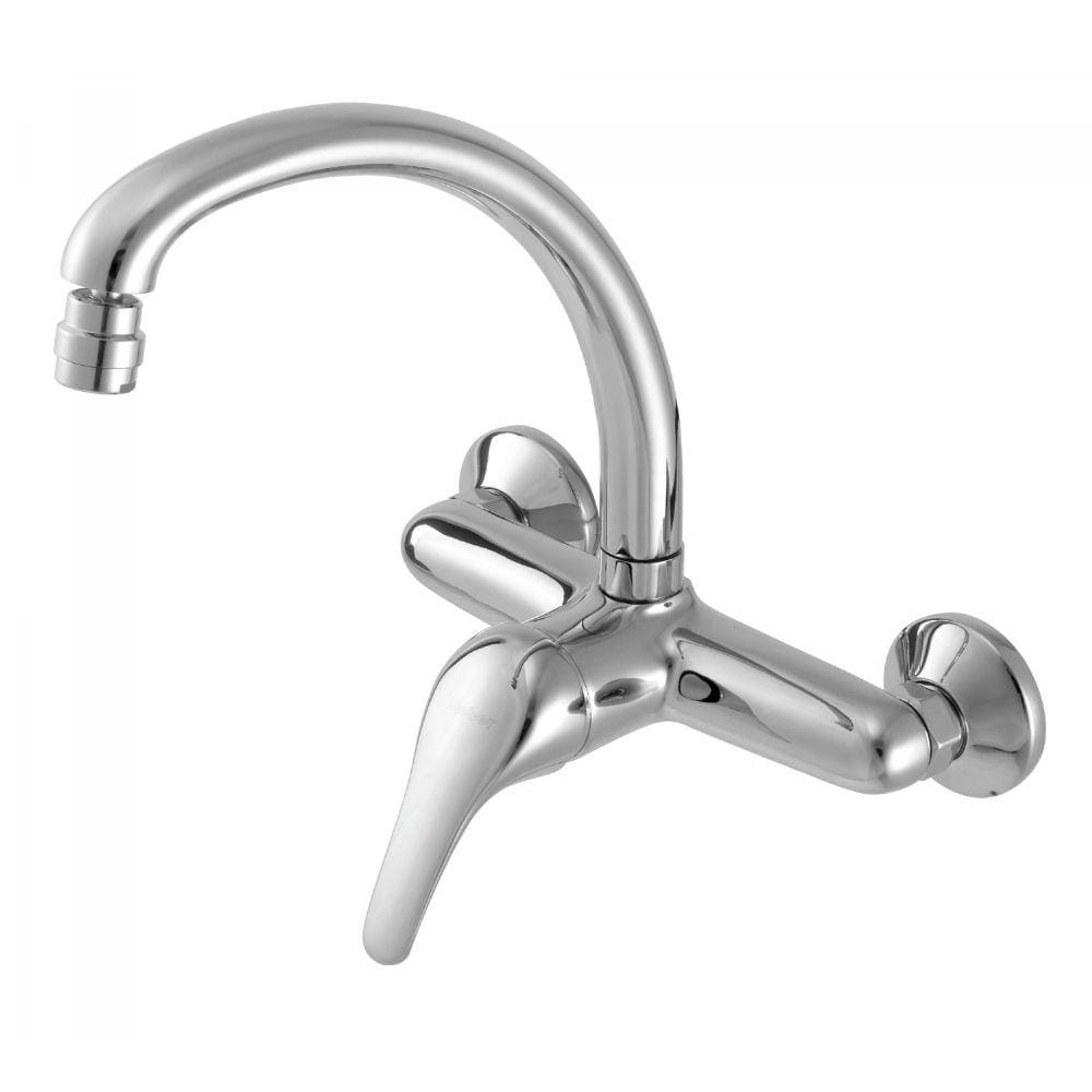 Misturador Monocomando para Cozinha de Parede Vega 7006 Meber Cromado