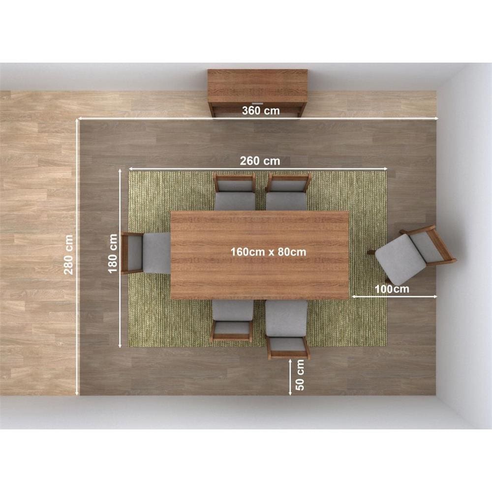Mesa de Jantar Madesa Premium Plus Rustic/Bege | Casas Bahia