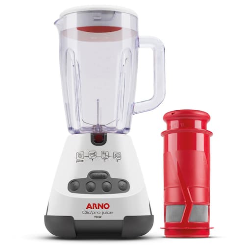 imagem-Liquidificador Arno Clic'pro Juice LN4J com 3 Velocidades e 700W - Branco - 220V