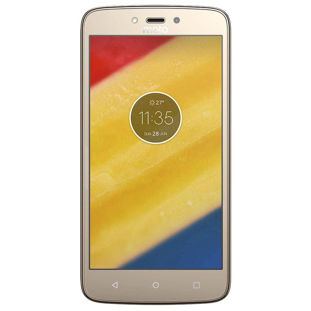 Smartphone Motorola Moto C Plus XT1726 Ouro | Casas Bahia
